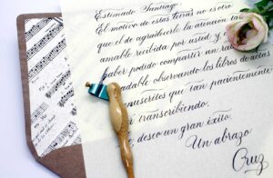 Correspondencia Creativa artesanal manuscrita